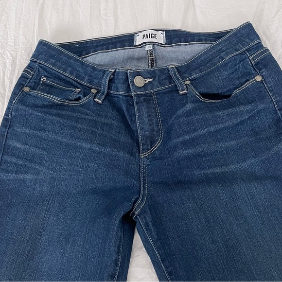 Paige Skyline size 29 ankle peg jeans.
Deep Indigo wash. - Picture 2 of 10